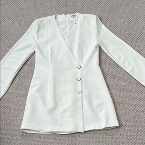 Elegant White Long Sleeve Dress by. Jason Wu